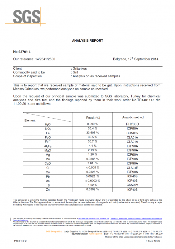 Analysis Report 