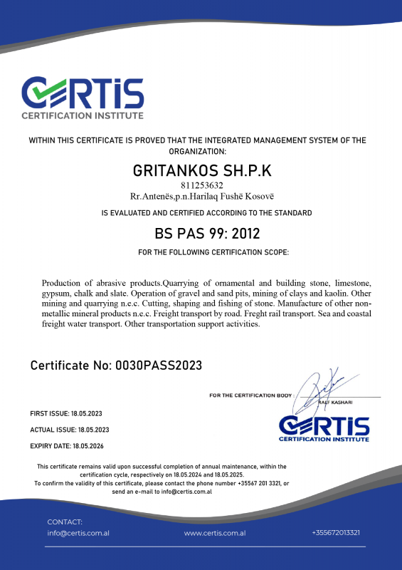 Certis certification