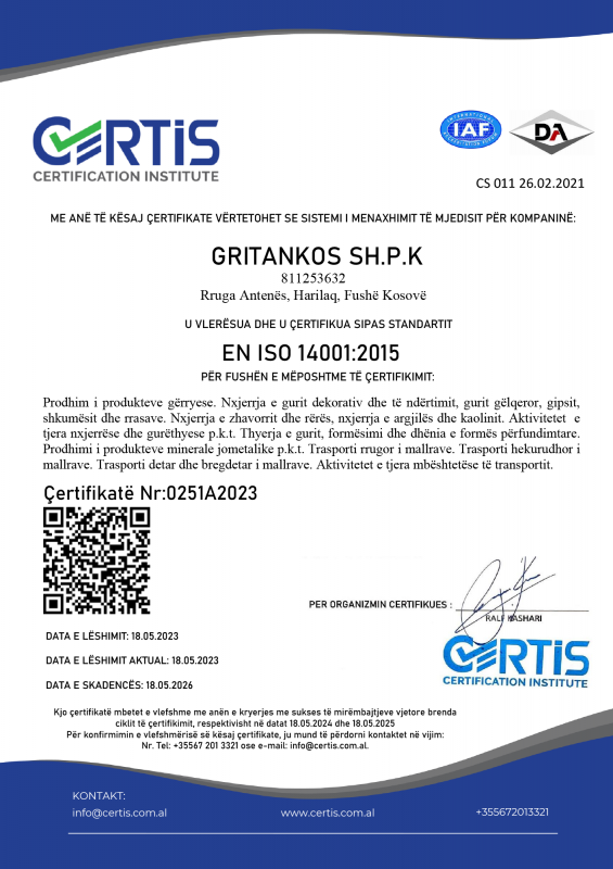 Certis certification